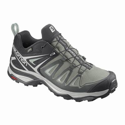 Női Salomon X ULTRA 3 GORE-TEX Túracipő SA0742581 Világos Türkiz/Szürke